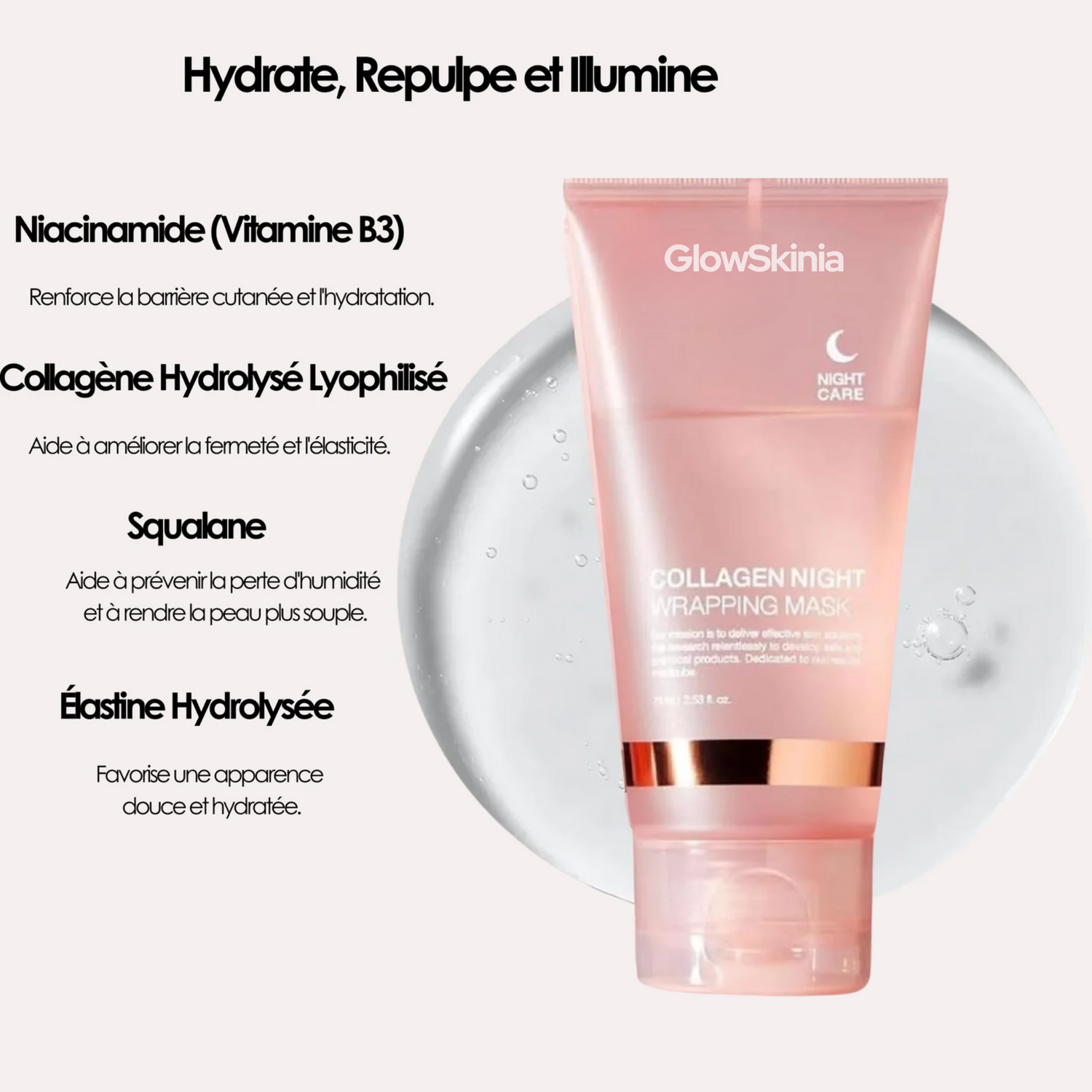 GlowSkinia™ Collagen Night Wrapping Mask
